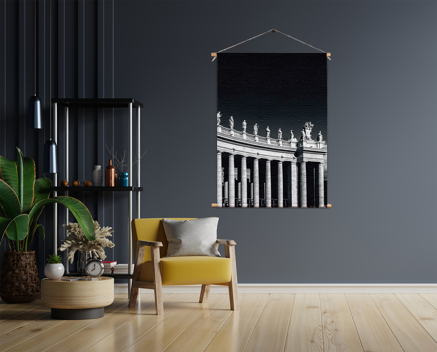 Textielposter De Zuilen van het Sint-Pietersplein