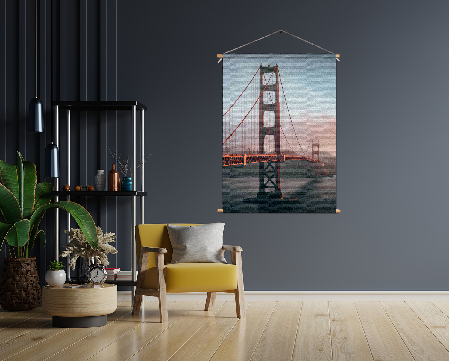 Textielposter Golden Gate Bridge San Francisco