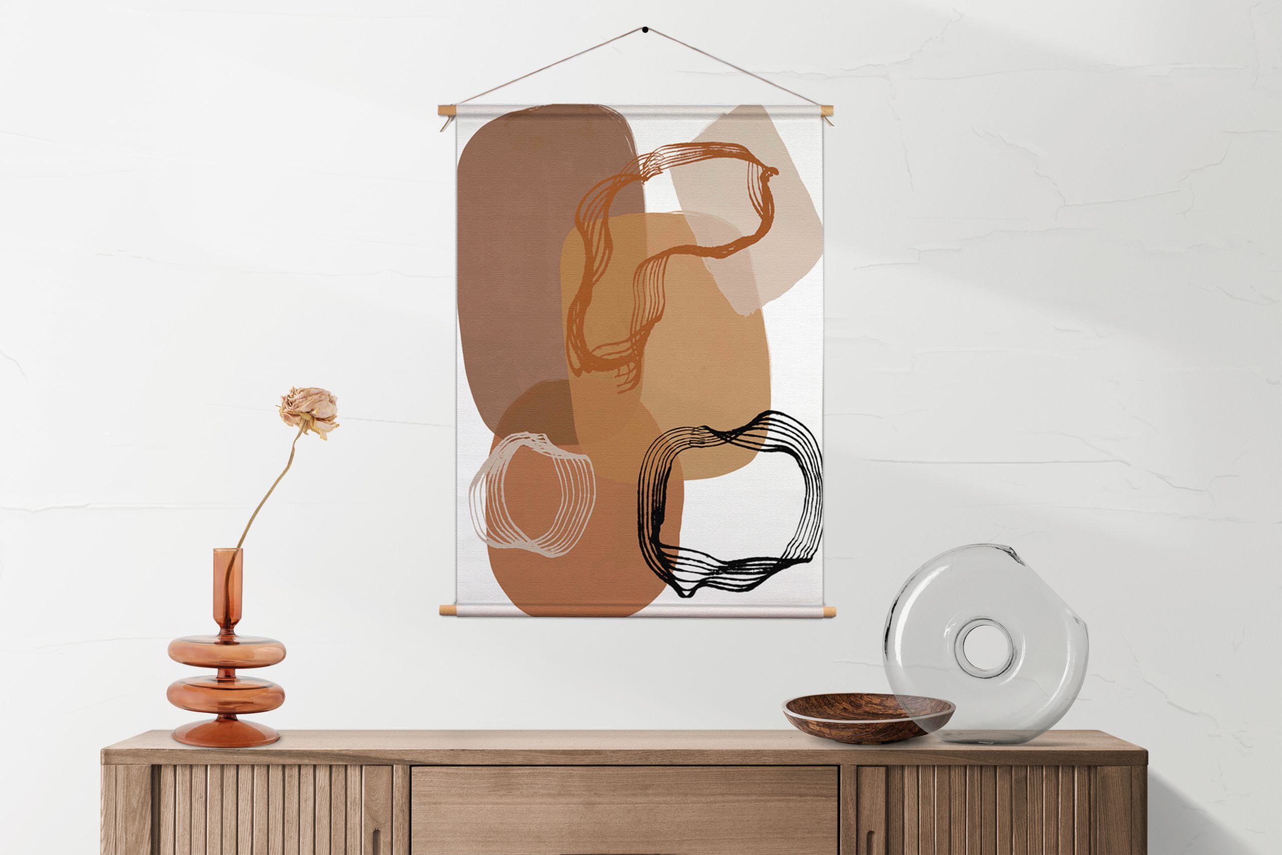 Template_50-70_verticaal_abstract_14-1-1.jpg Textielposter Naturel tinten scandinavisch 01