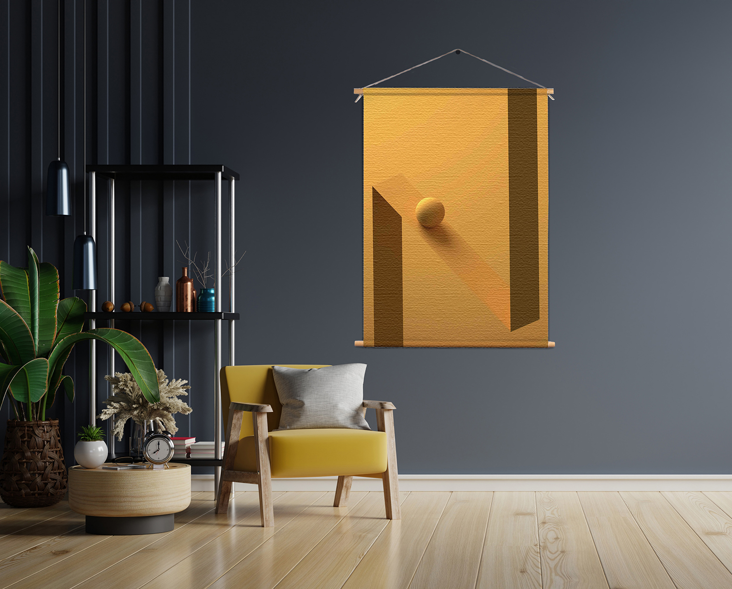 Template_50-70_verticaal_abstract_18 Textielposter Letter N