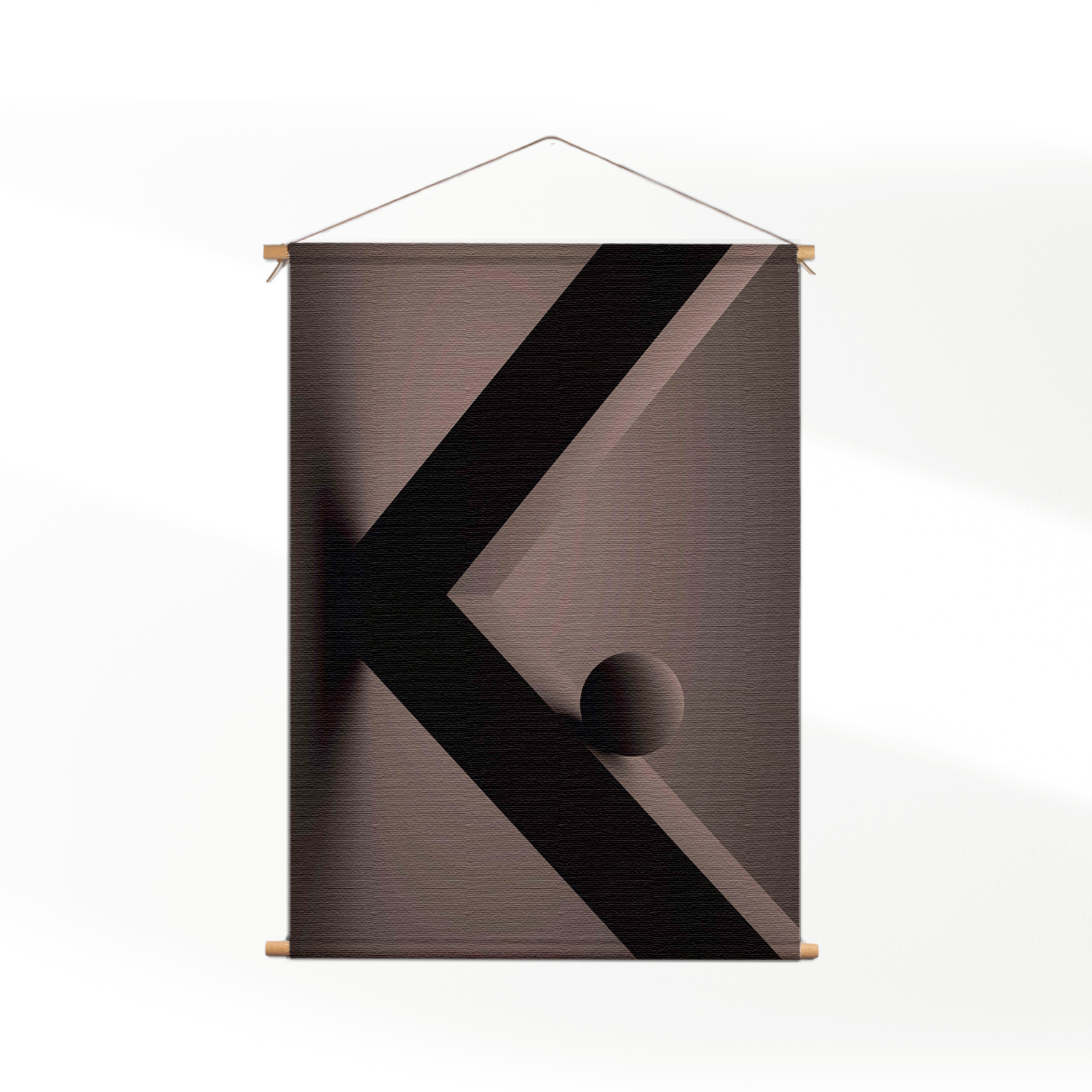 Template_50-70_verticaal_abstract_19 Textielposter Letter K