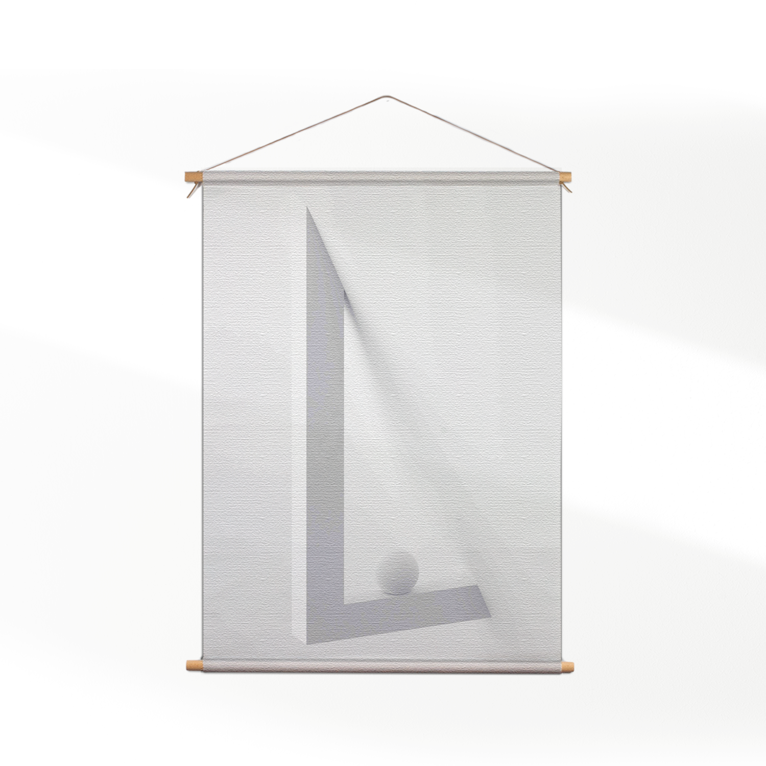 Textielposter Letter L