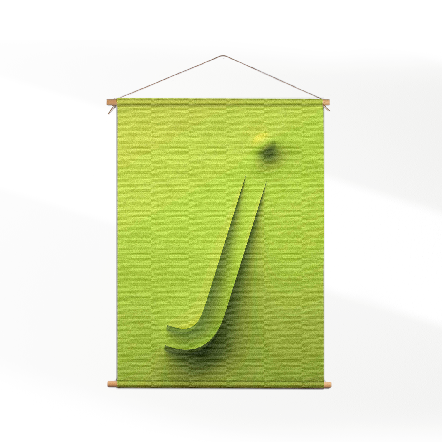 Textielposter Letter J