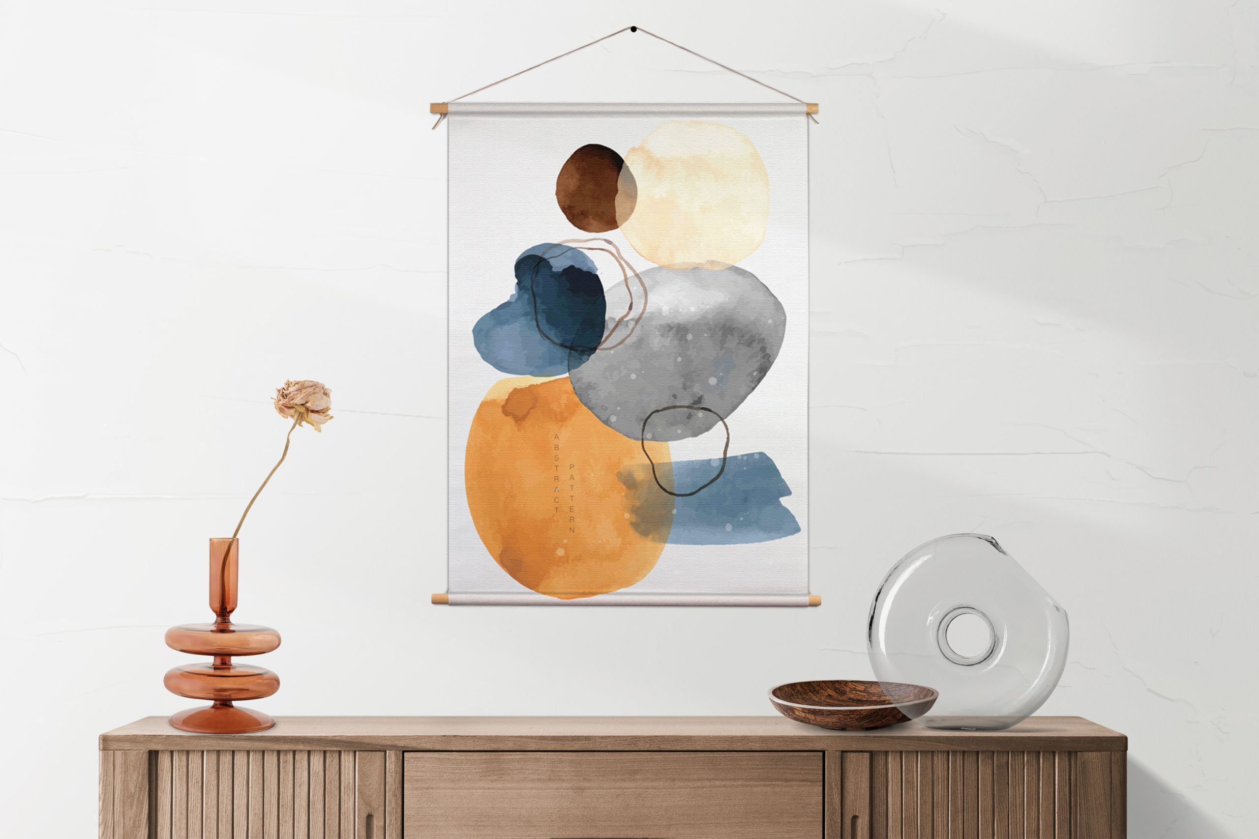 Textielposter Abstract Pattern