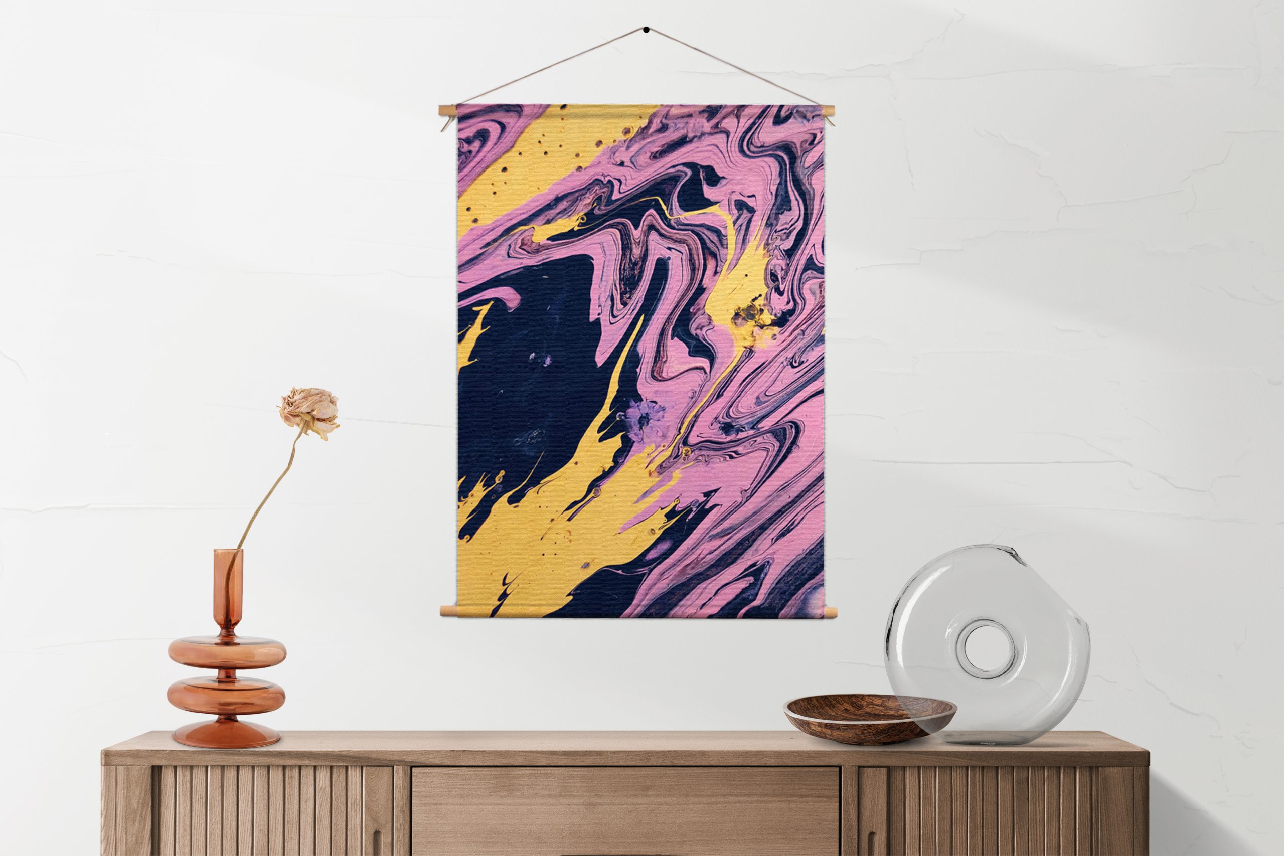 Textielposter Moderne Kunst