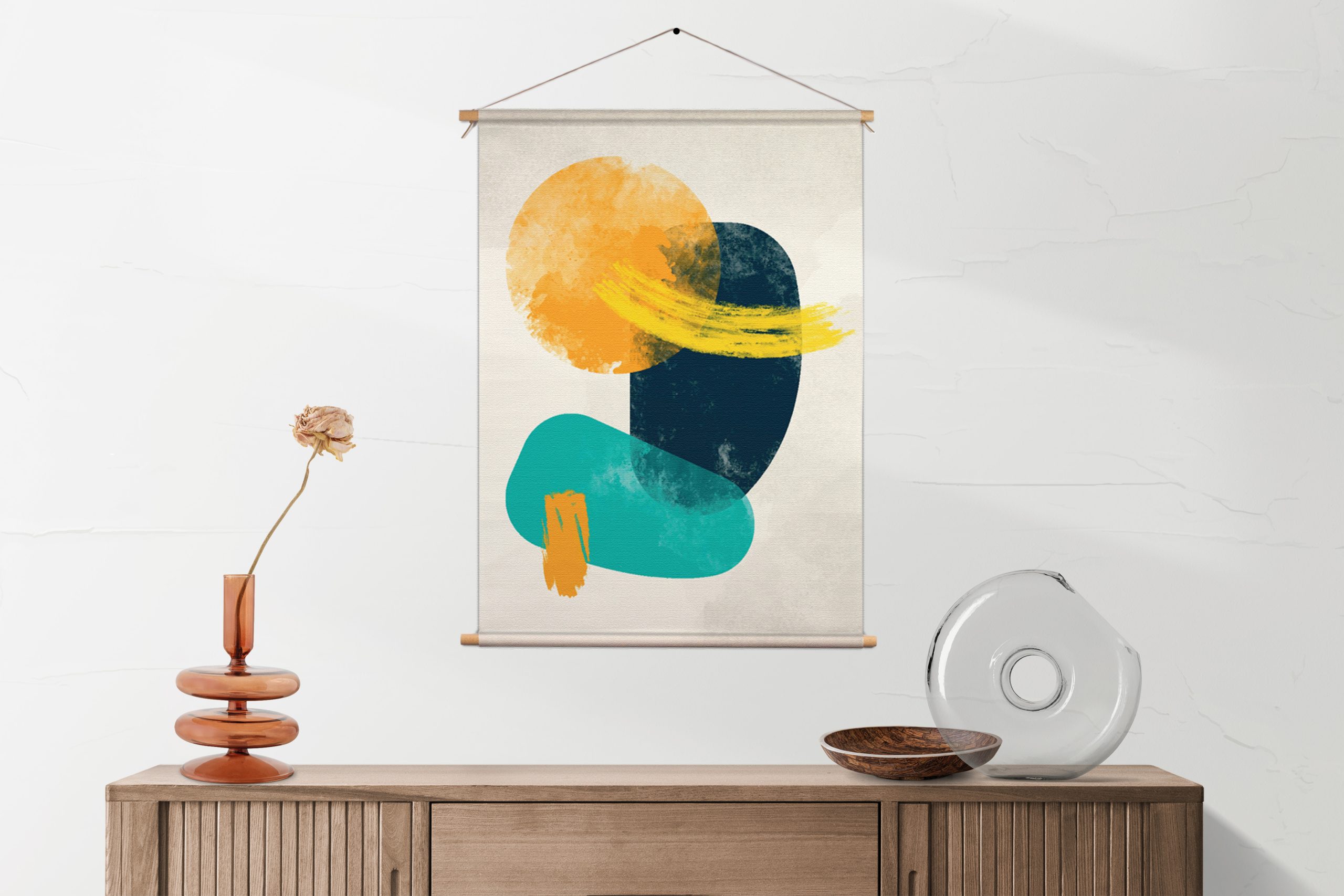 Template_50-70_verticaal_abstract_43-1-1.jpg Textielposter Kleurrijk Abstract 01