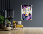 Textielposter The Colored Young Boy Art