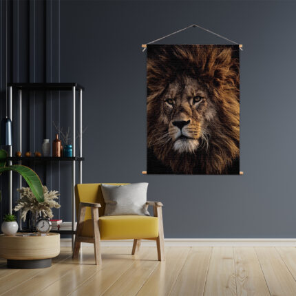 Textielposter The Lion