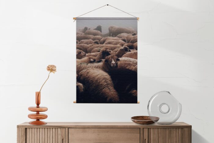 Textielposter Kudde Schapen