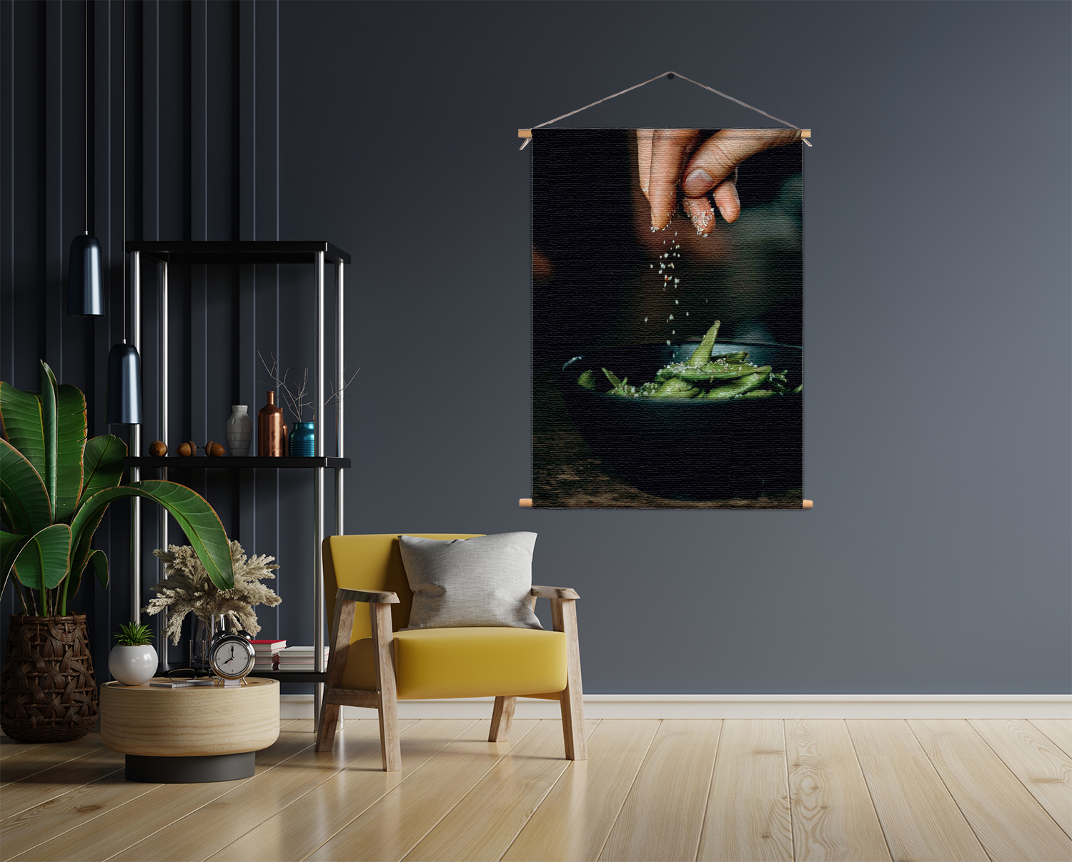 Textielposter Edamame Bonen Gezout