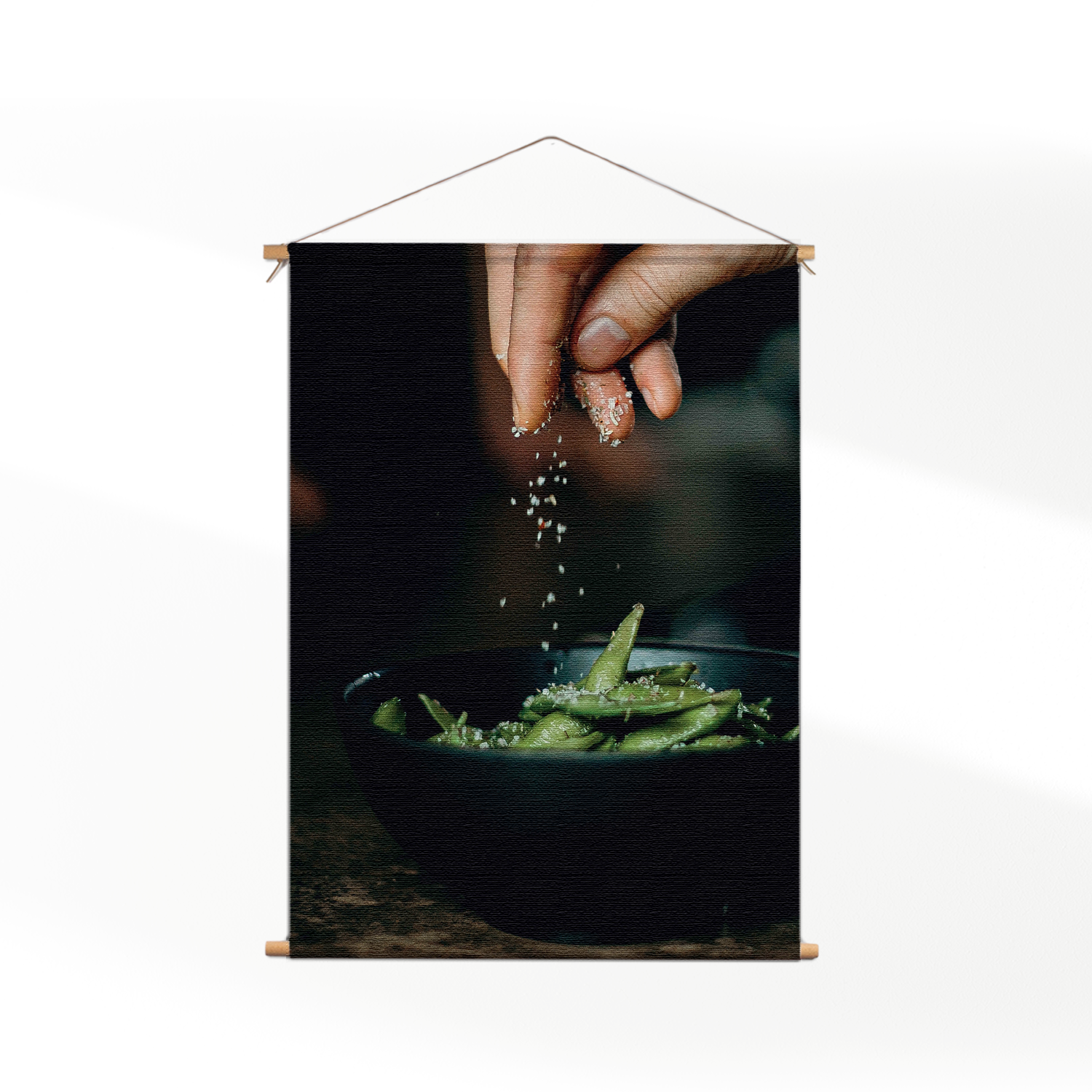 Textielposter Edamame Bonen Gezout