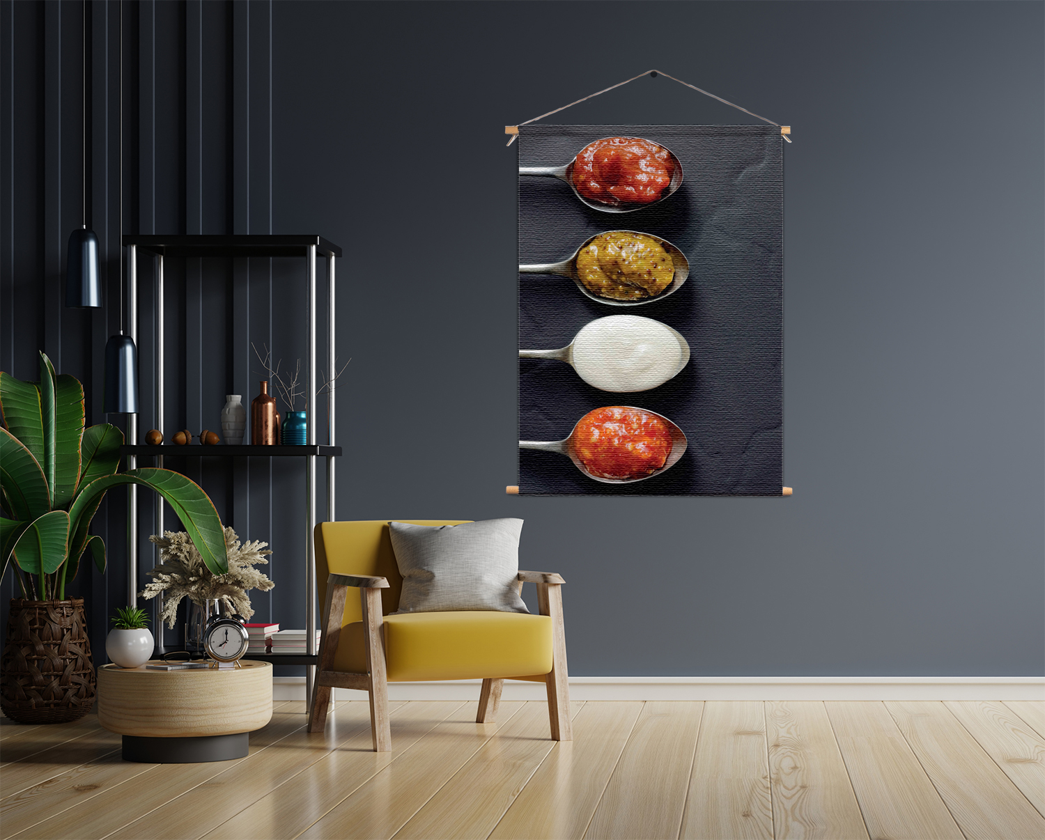 Textielposter Pittige Sauzen