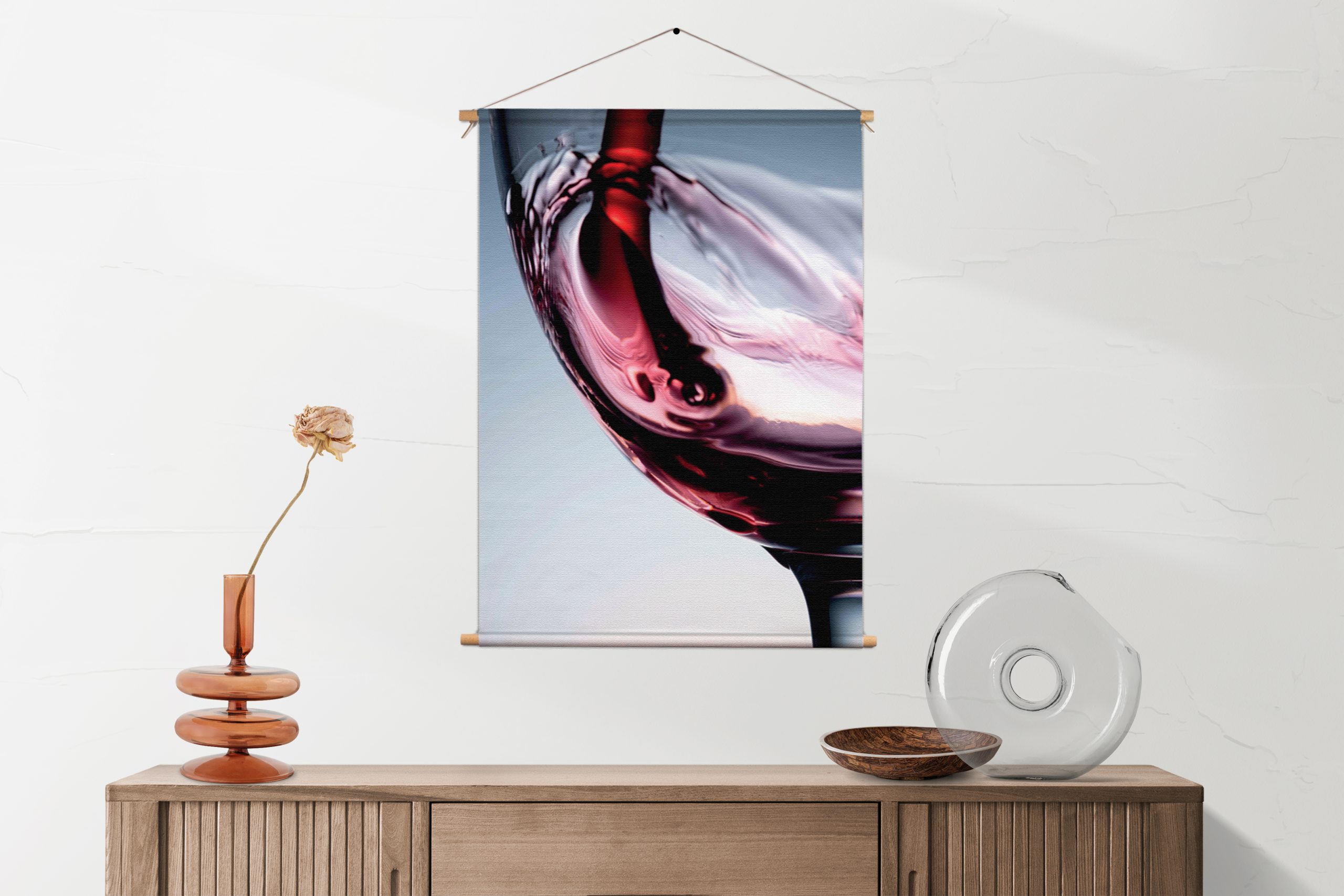 Template_50-70_verticaal_eten-en-drinken_36-1-1.jpg Textielposter Glas Rode wijn 01