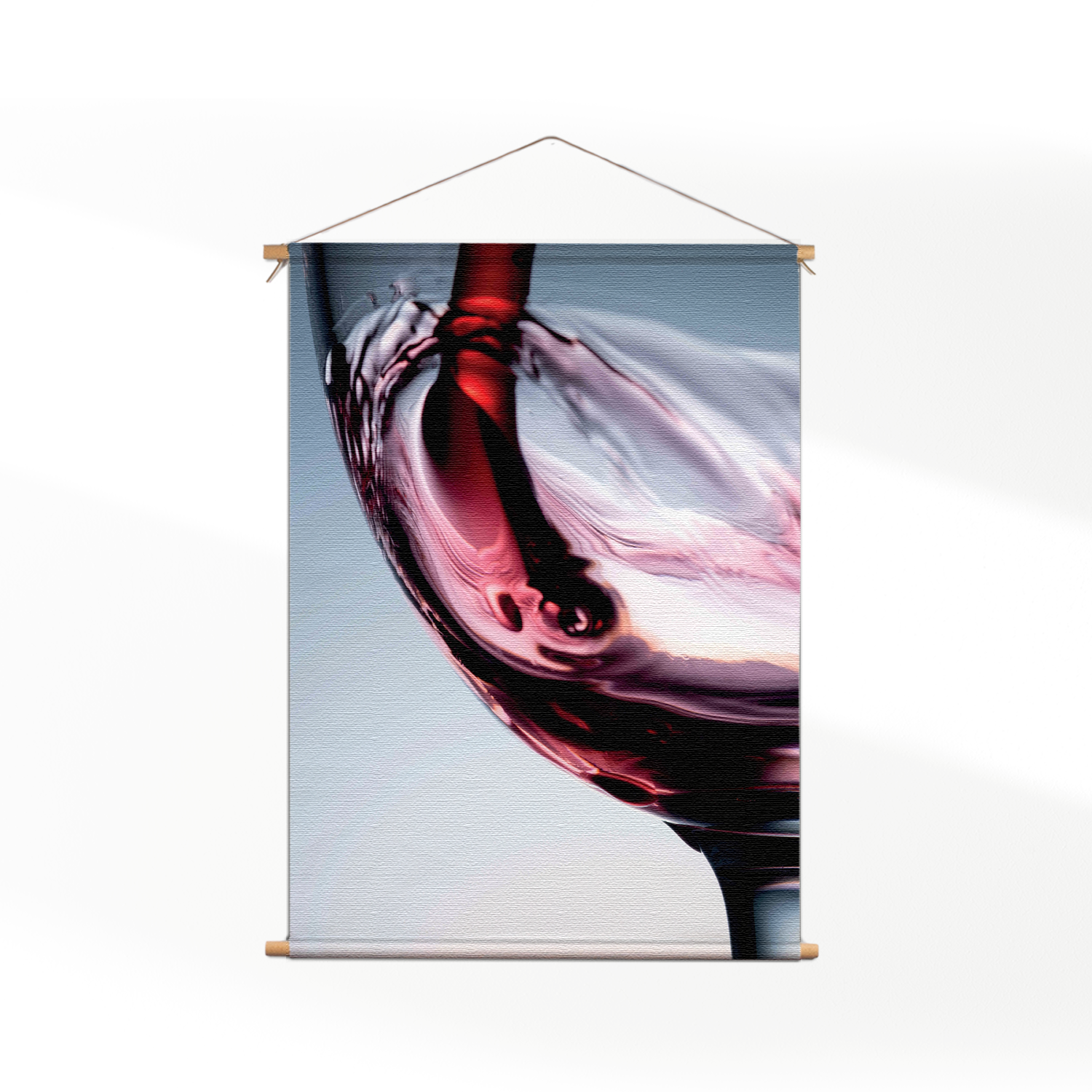 Template_50-70_verticaal_eten-en-drinken_36 Textielposter Glas Rode wijn 01