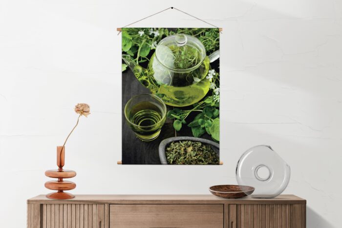 Textielposter Mint Thee