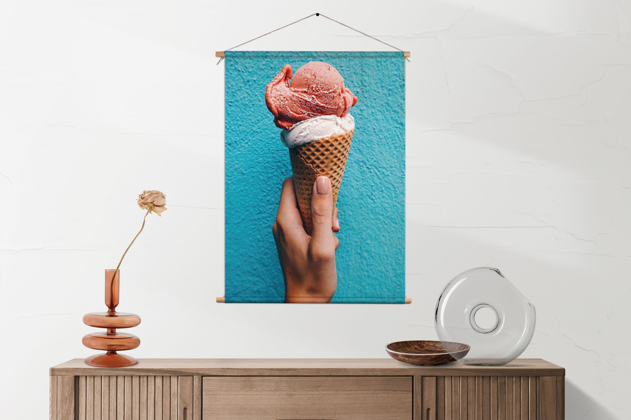 Template_50-70_verticaal_eten-en-drinken_53-1-1.jpg Textielposter Ijsco op Hoorn