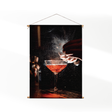 Textielposter Cocktail Bar 01