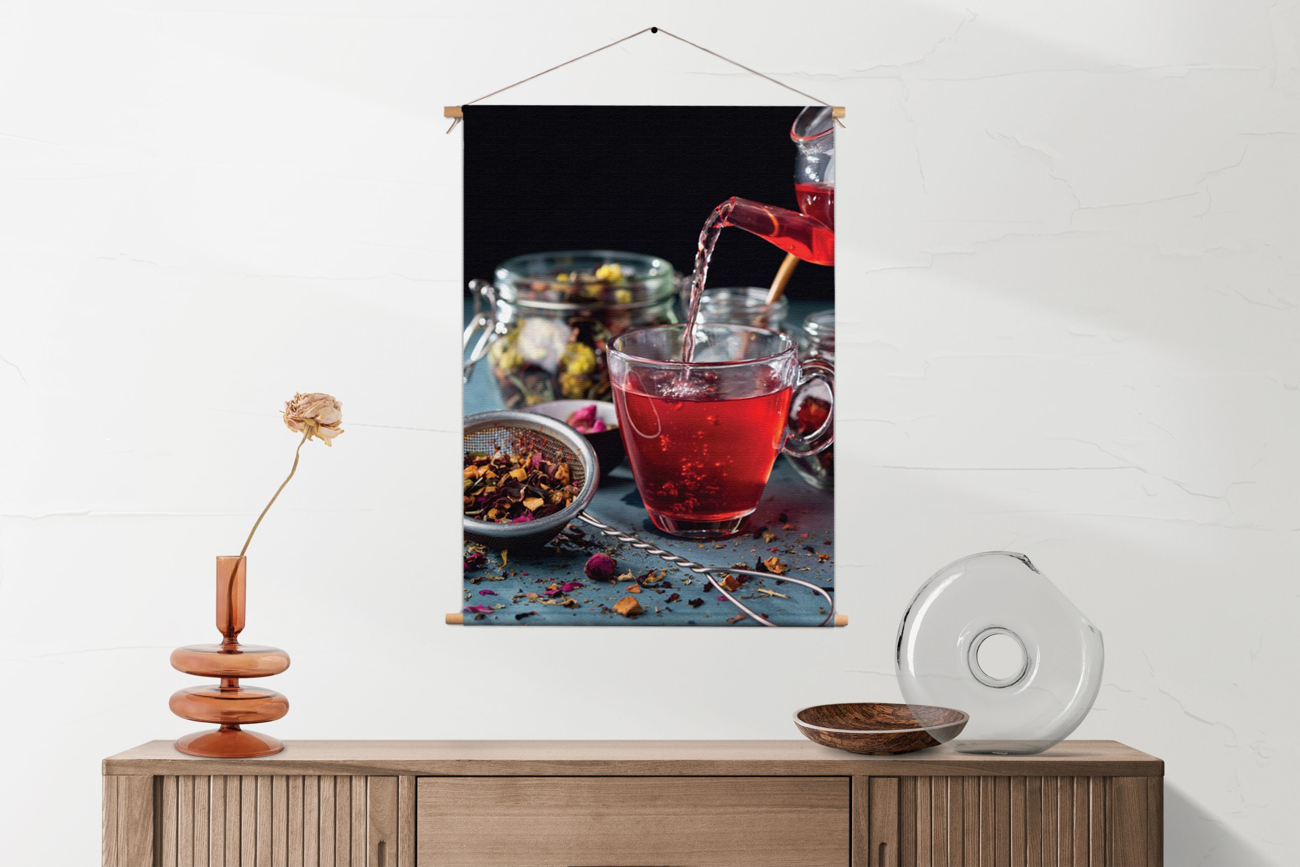 Textielposter Thee met Specerijen