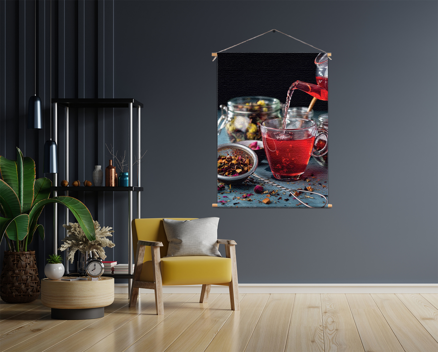 Textielposter Thee met Specerijen