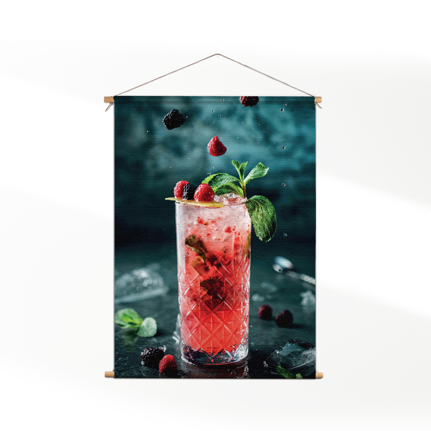 Textielposter Cocktail Bar 04