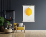 Textielposter Lemon Citroen Template 50 70 verticaal eten en drinken 7