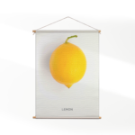 Textielposter Lemon Citroen Template 50 70 verticaal eten en drinken 7