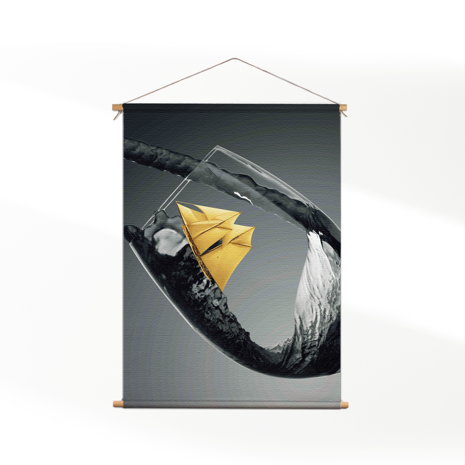Textielposter Sailing Wine 03
