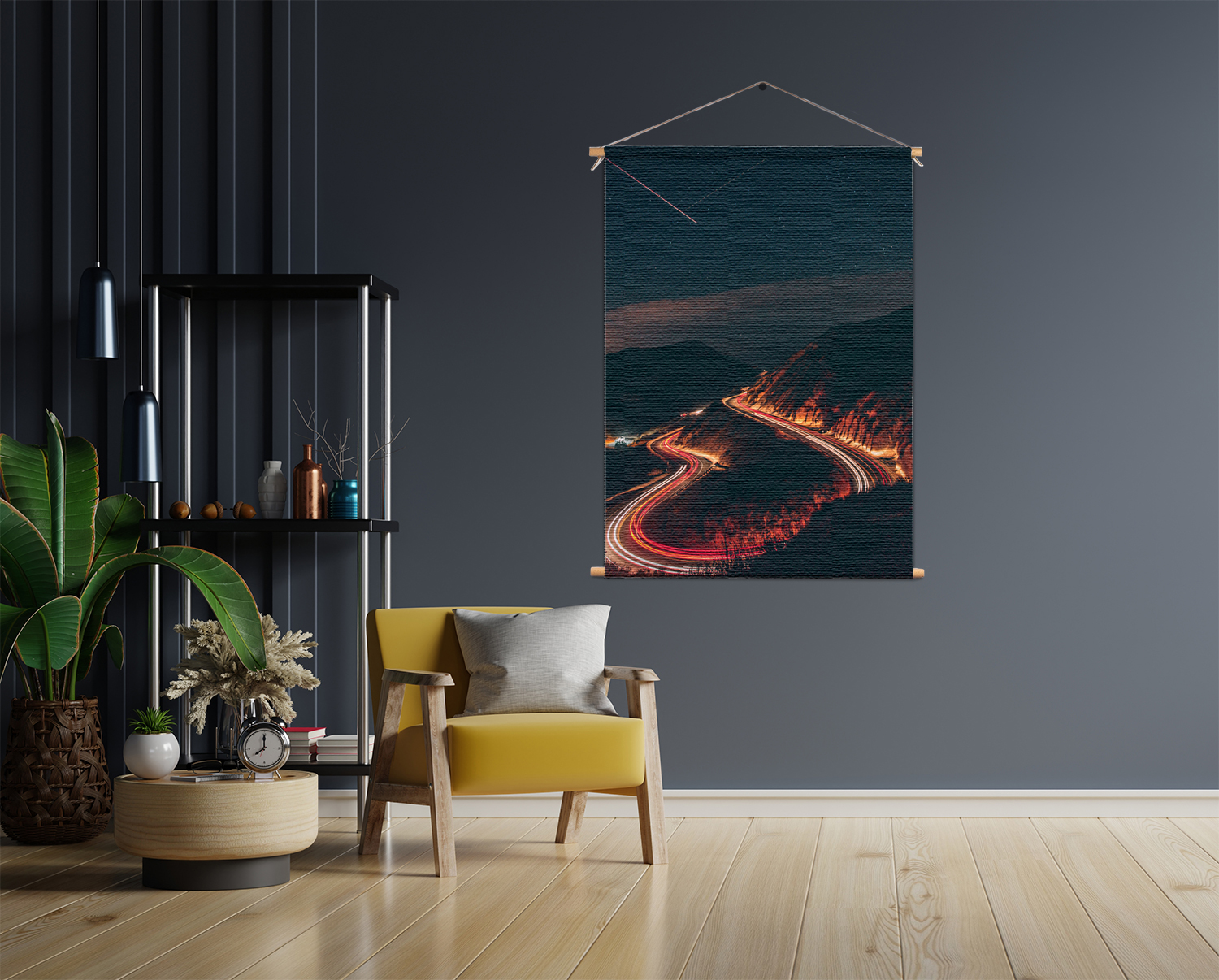 Textielposter Het Donkere Bos