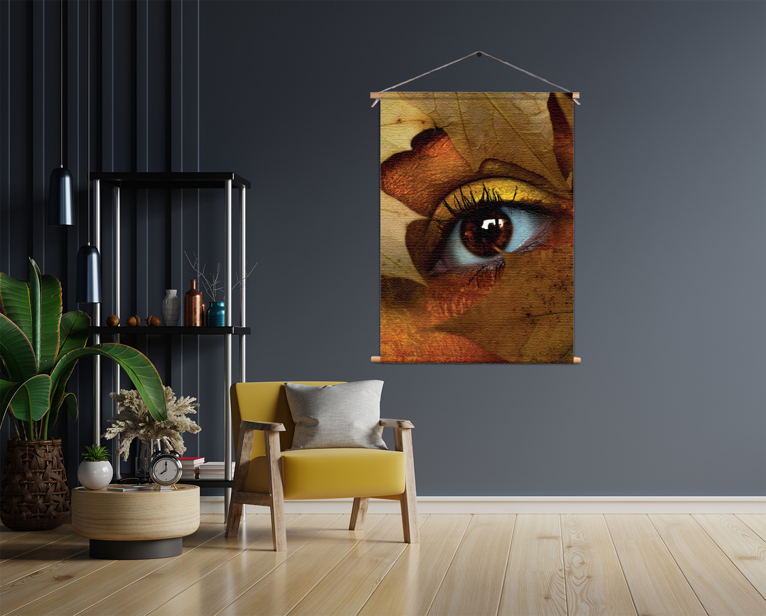 Textielposter Hefstblad