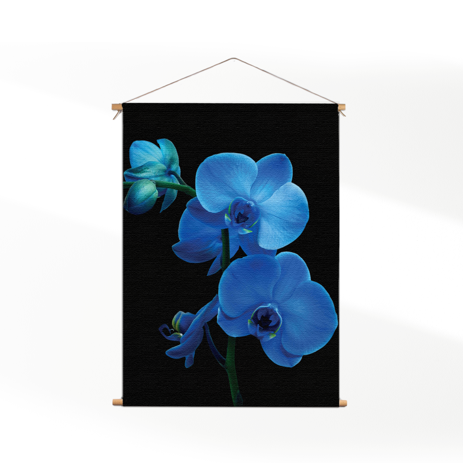 Template_50-70_verticaal_natuur_39 Textielposter Orchidee