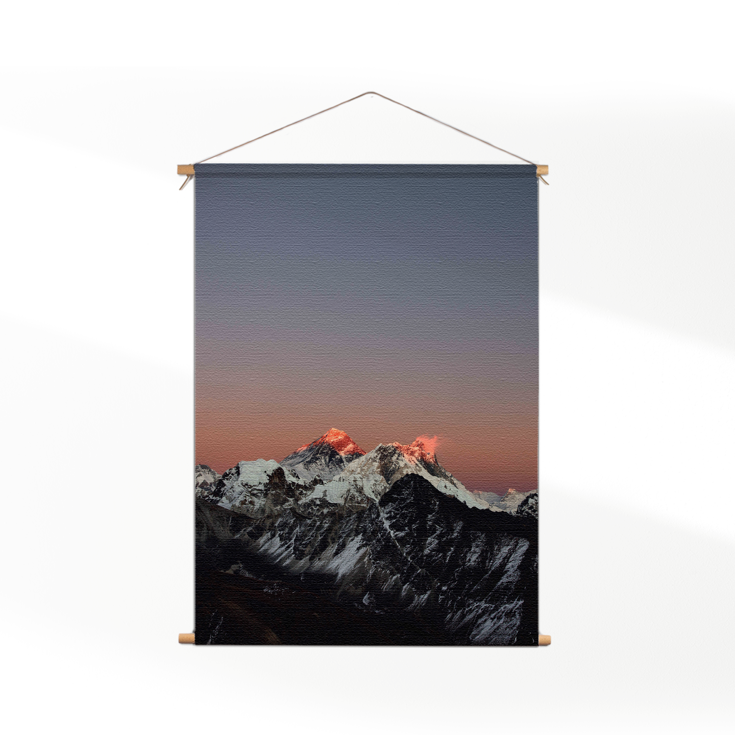 Template_50-70_verticaal_natuur_45 Textielposter Het Witte gebergte