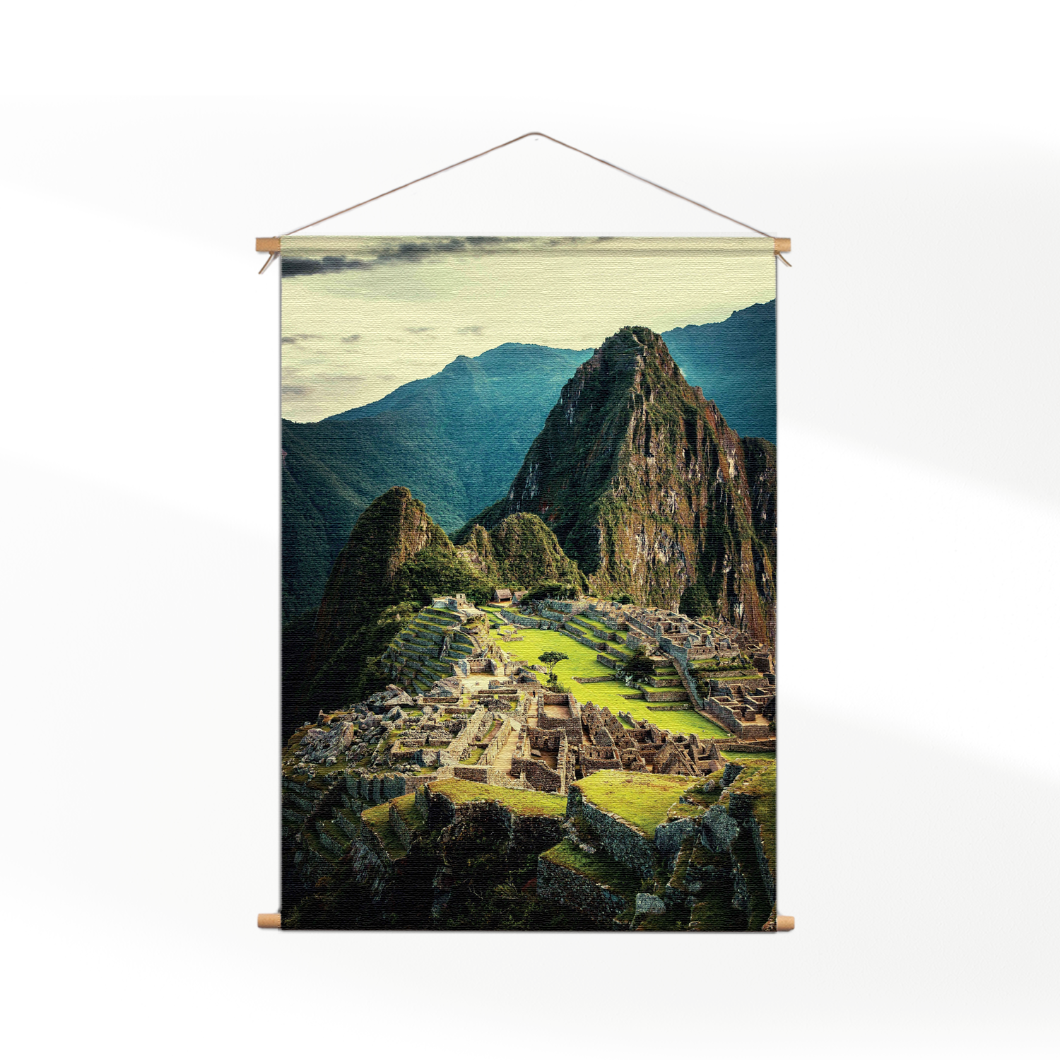 Template_50-70_verticaal_natuur_48 Textielposter Machu Picchu 2