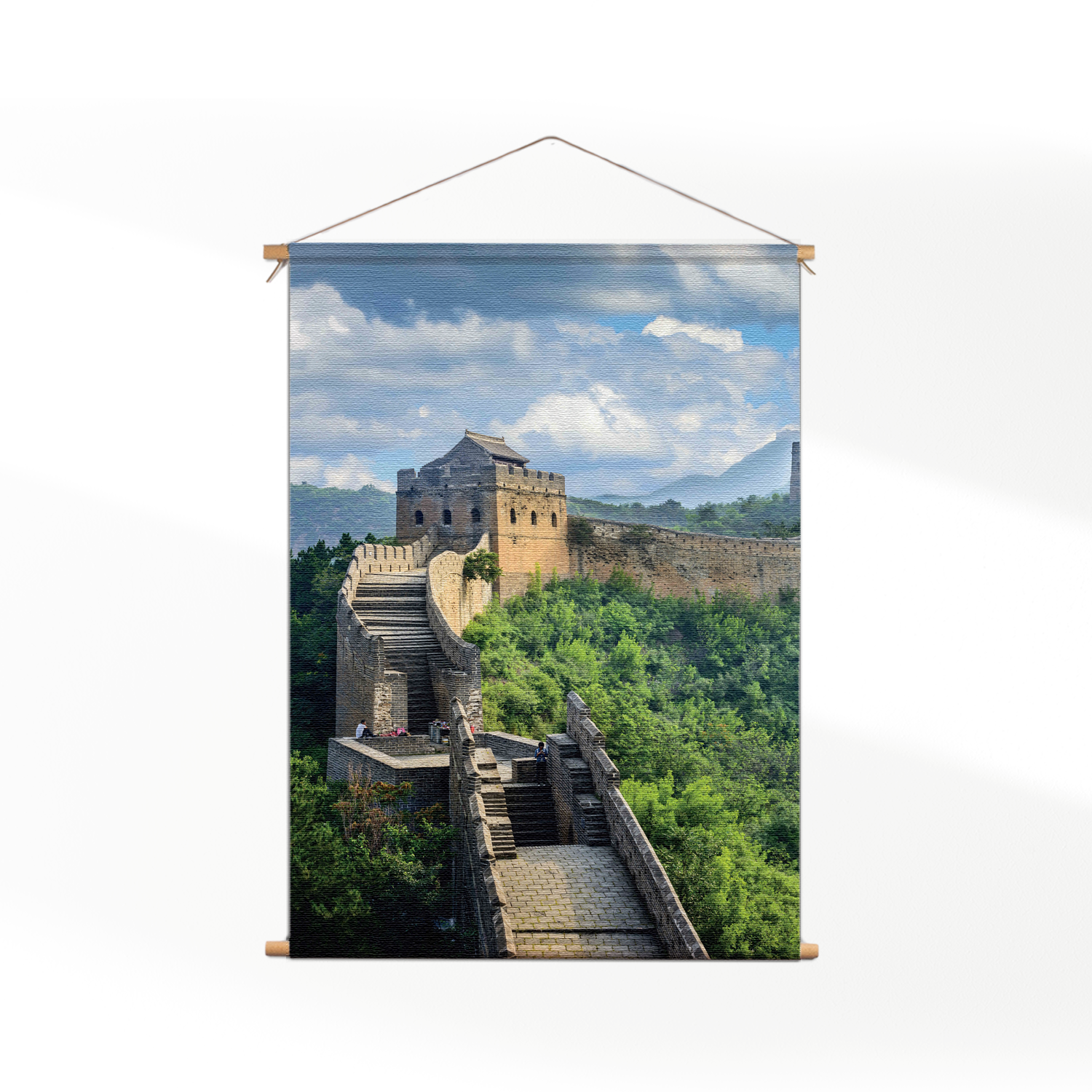 Template_50-70_verticaal_natuur_51 Textielposter De Chinese muur 2
