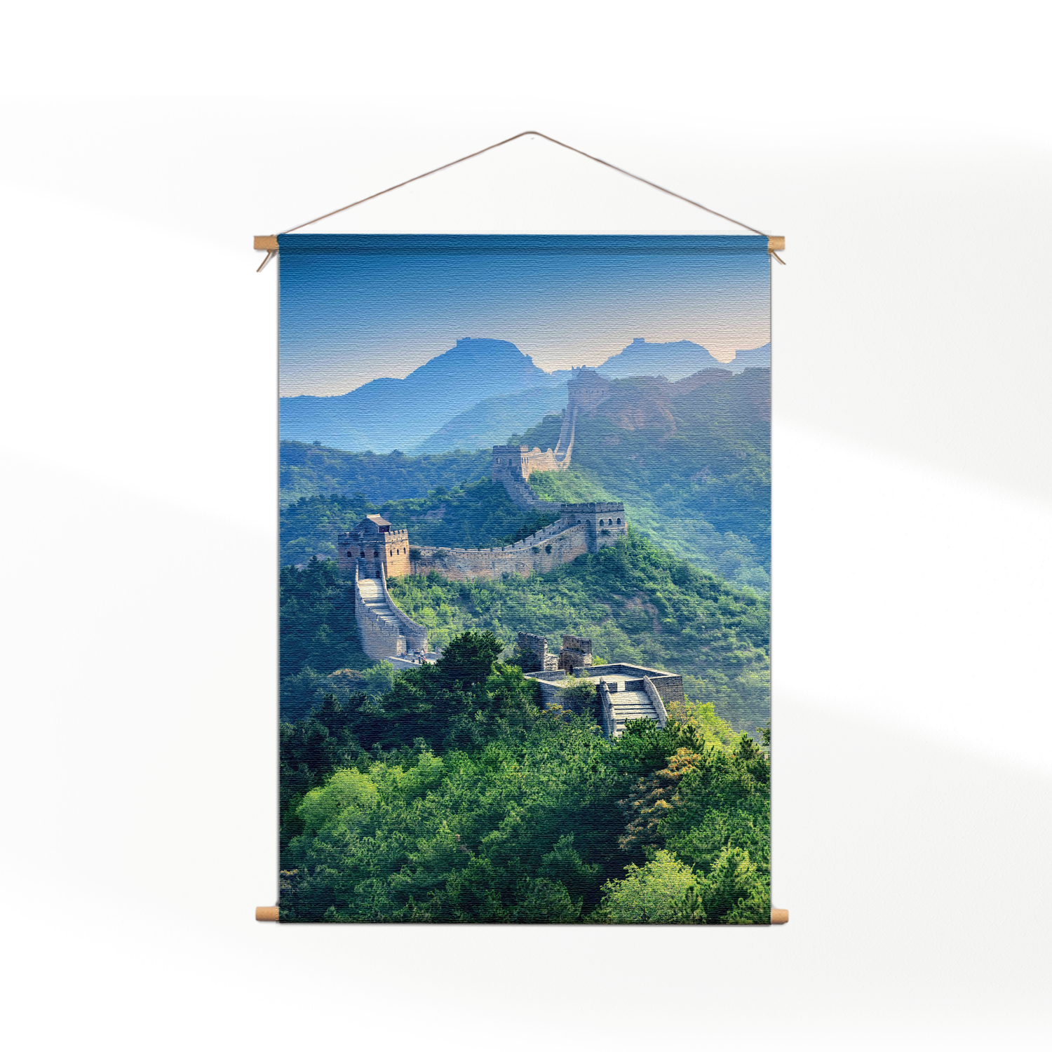 Template_50-70_verticaal_natuur_57 Textielposter De Chinese muur 4