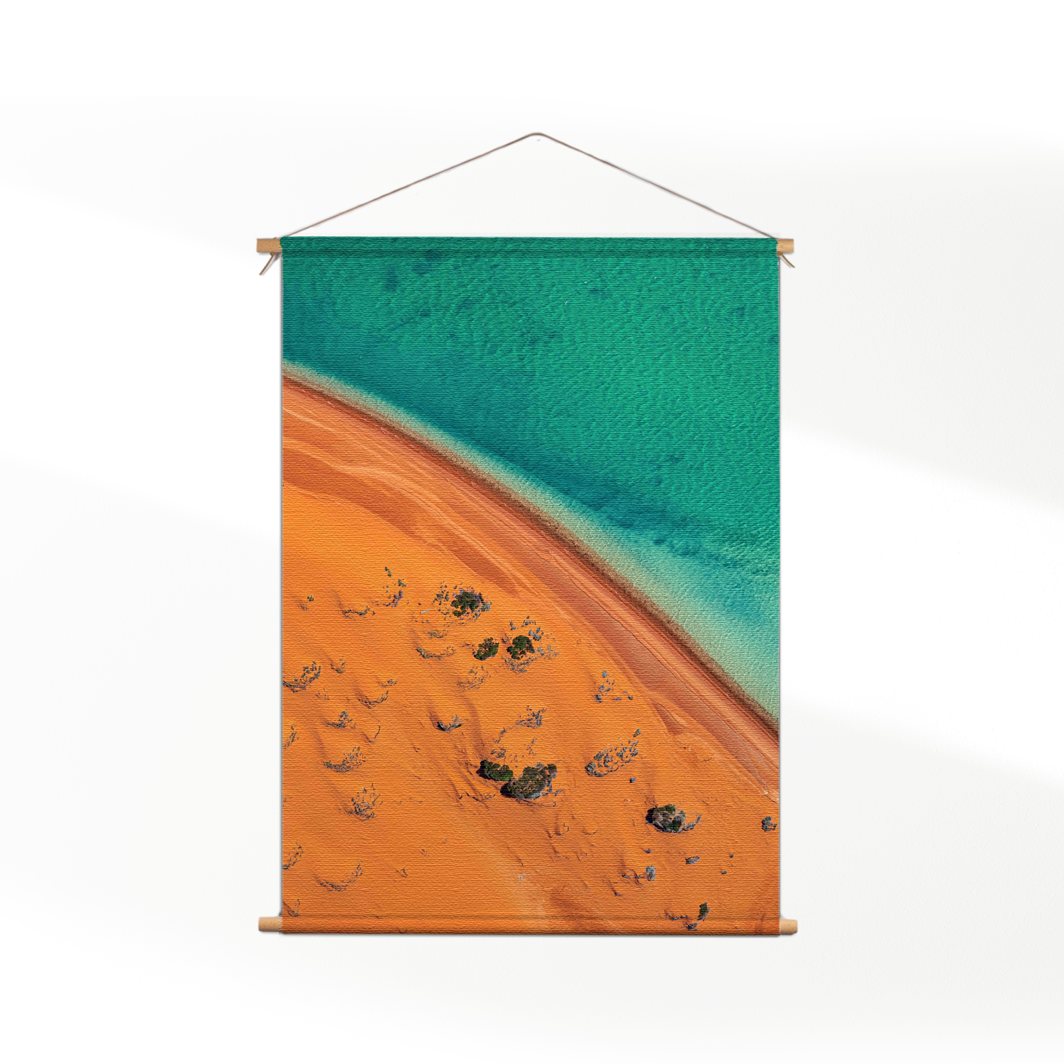 Textielposter Kleurrijke woestijn