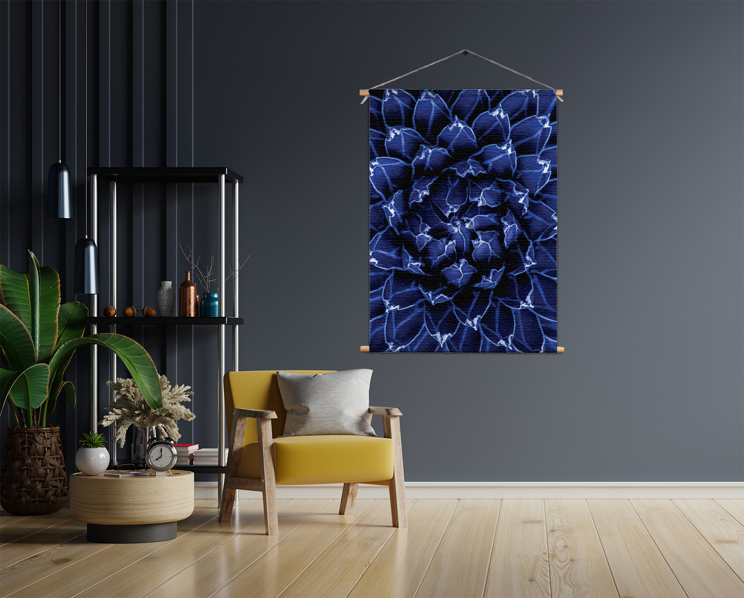Template_50-70_verticaal_natuur_93 Textielposter Het natuurgeweld