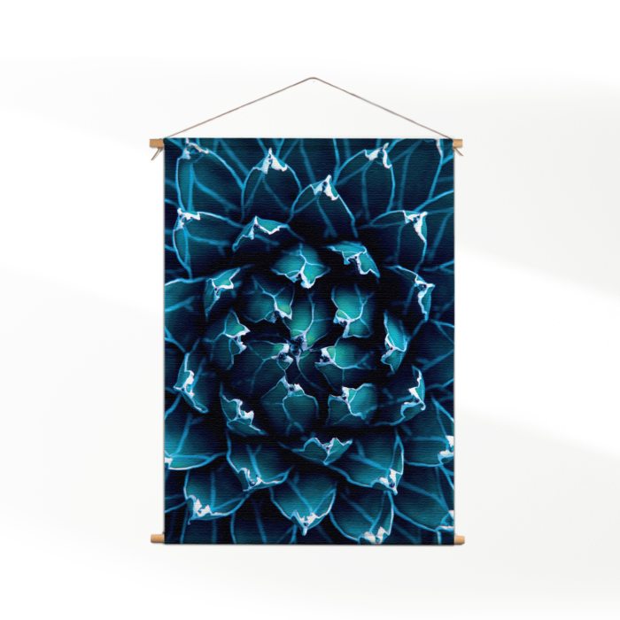 Textielposter Kleurrijke bloem 3