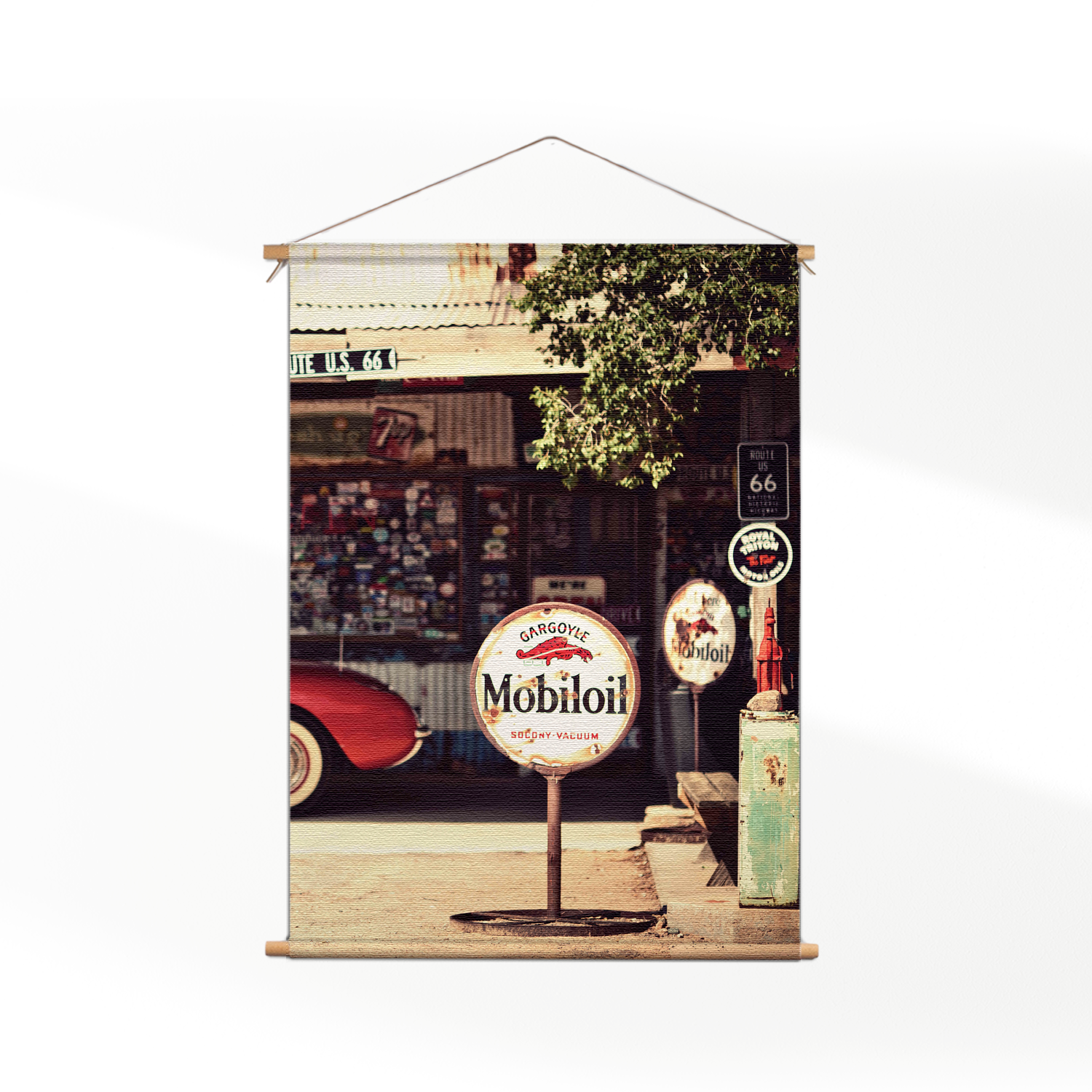 Textielposter Coca Cola Muurschildering