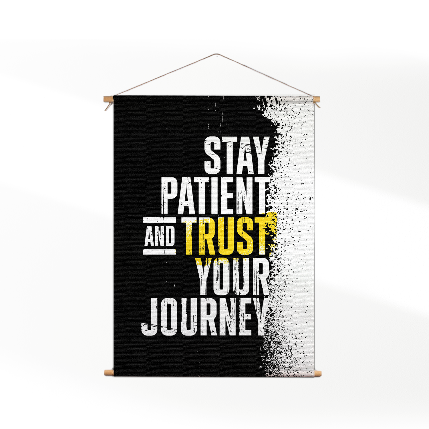 Textielposter Sexy Man Heft Gewicht Met Halter