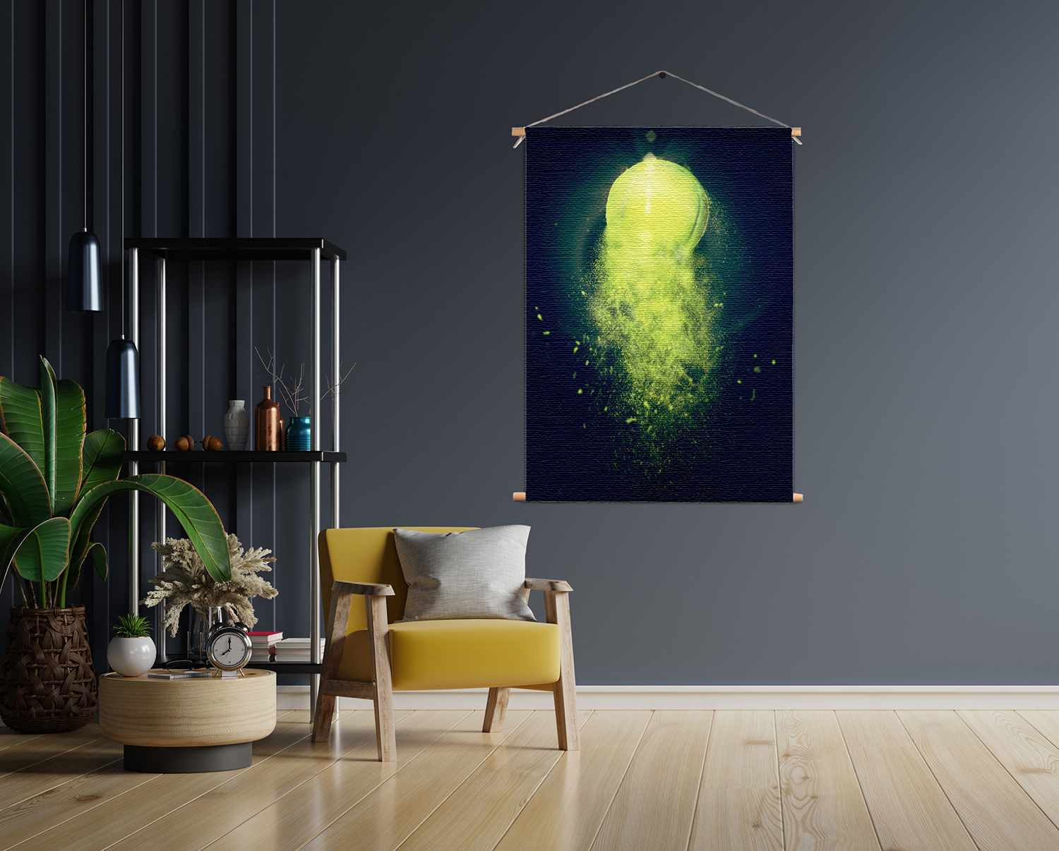 Textielposter Tennisbal