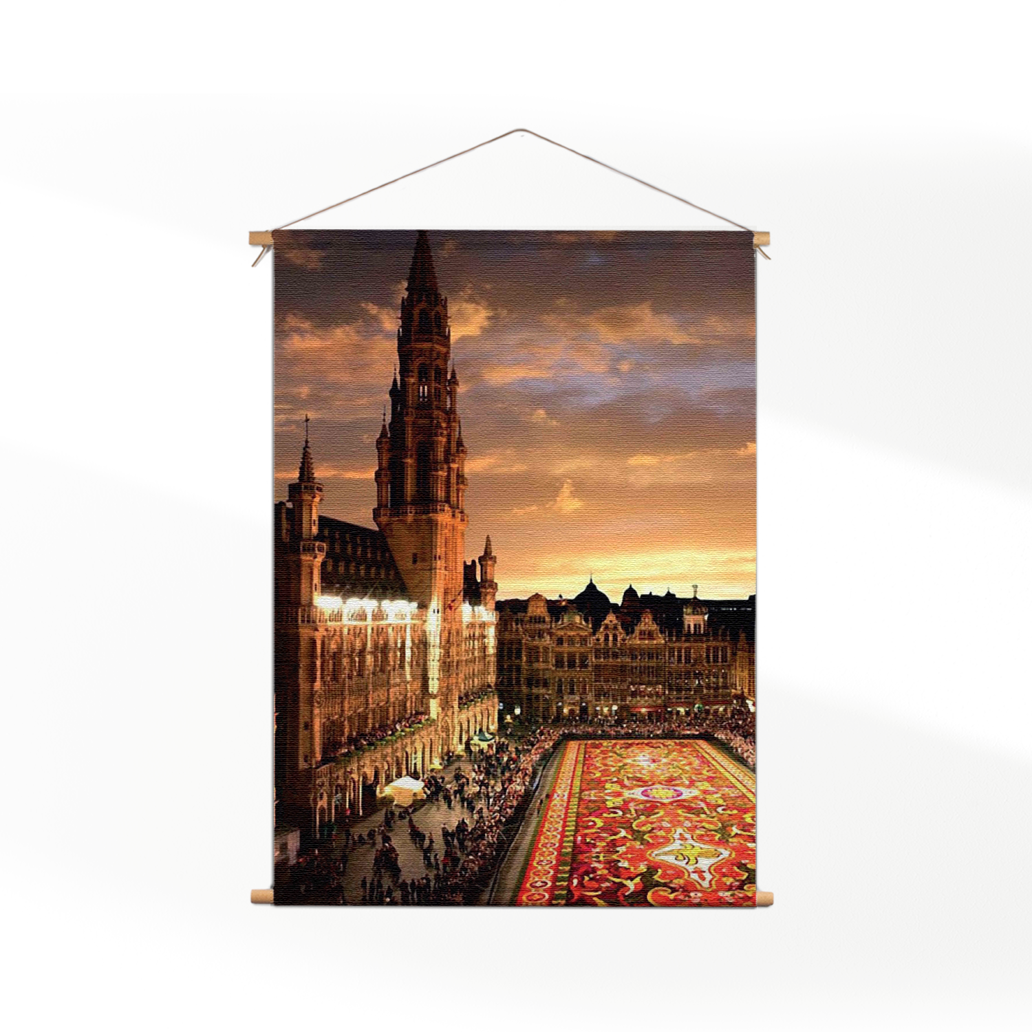 Textielposter Grote Markt Brussel