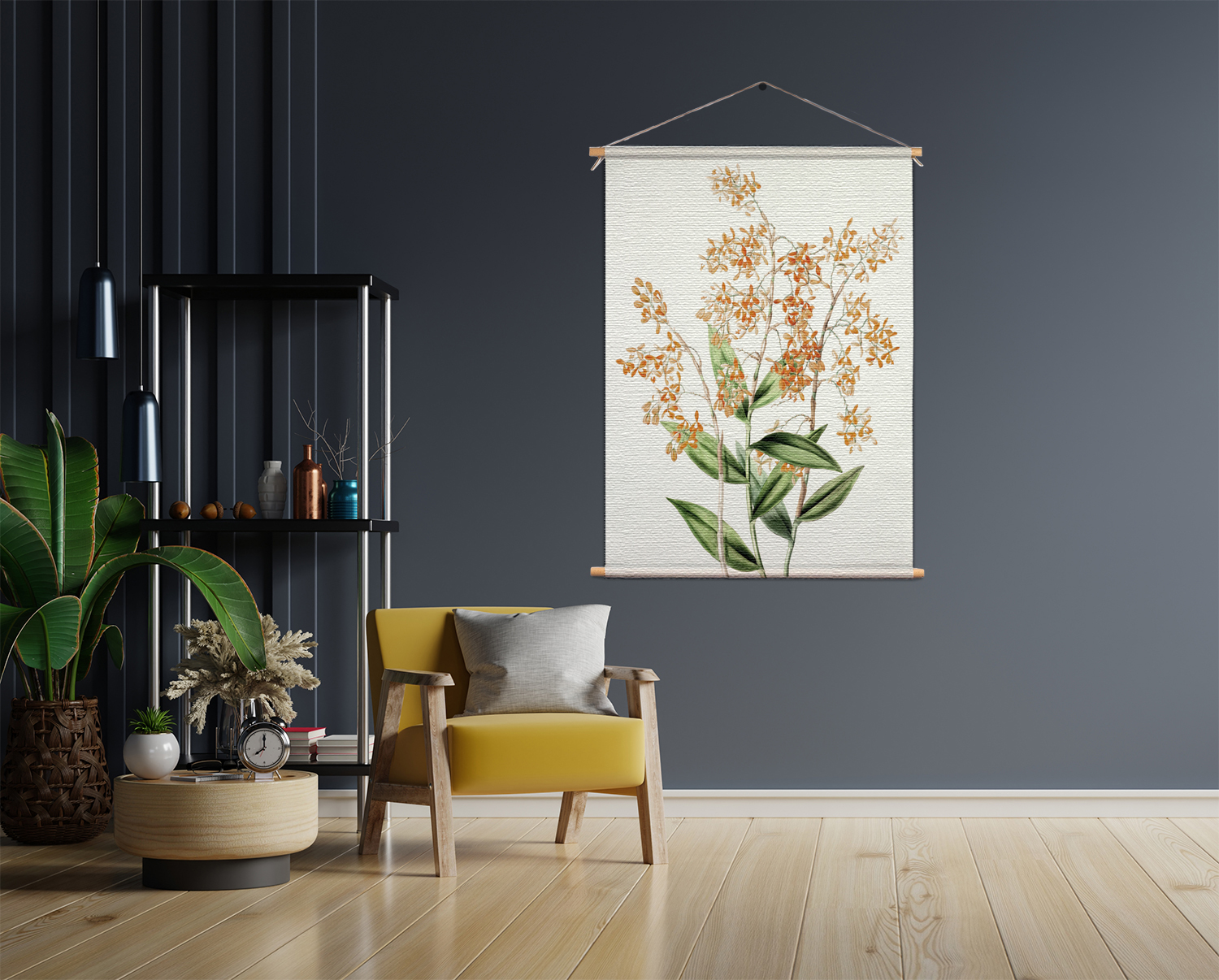 Textielposter Prent Bloemen