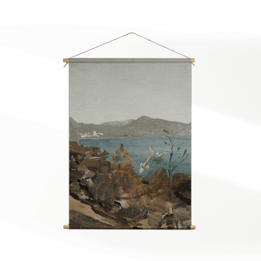 Textielposter Het Landschap van Vroeger 03