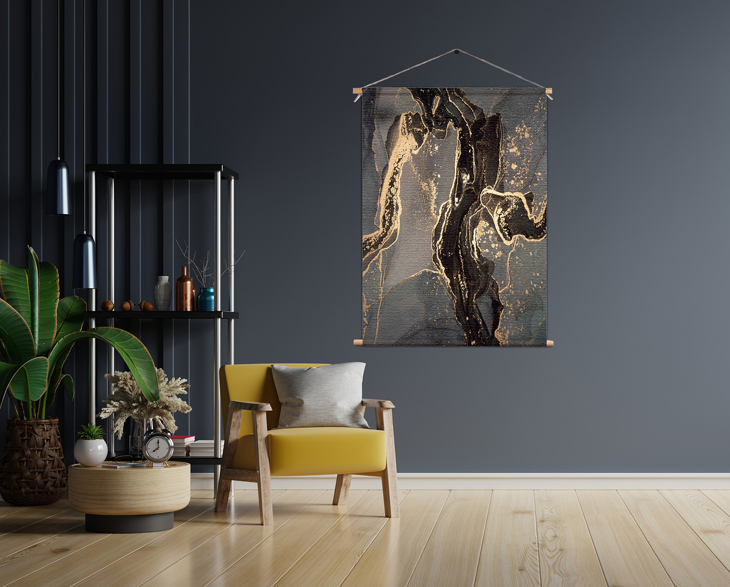 Textielposter Marmer Look Hotel Chique 02