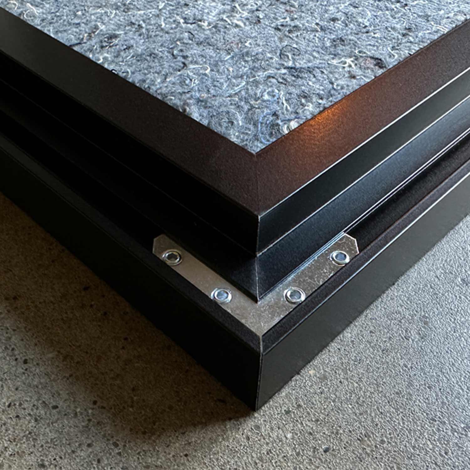 FRAME Akoestisch Schilderij Make up Poederkwasten Roze Rechthoek Horizontaal FRAME