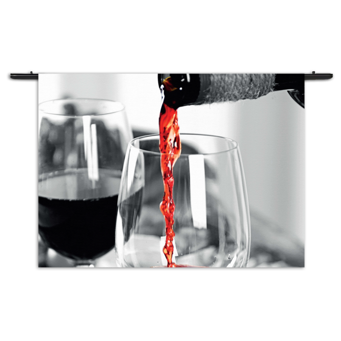 Wandkleed Red Red Wine 02 Rechthoek Horizontaal