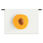 Wandkleed Plum Pruim Oranje Rechthoek Horizontaal