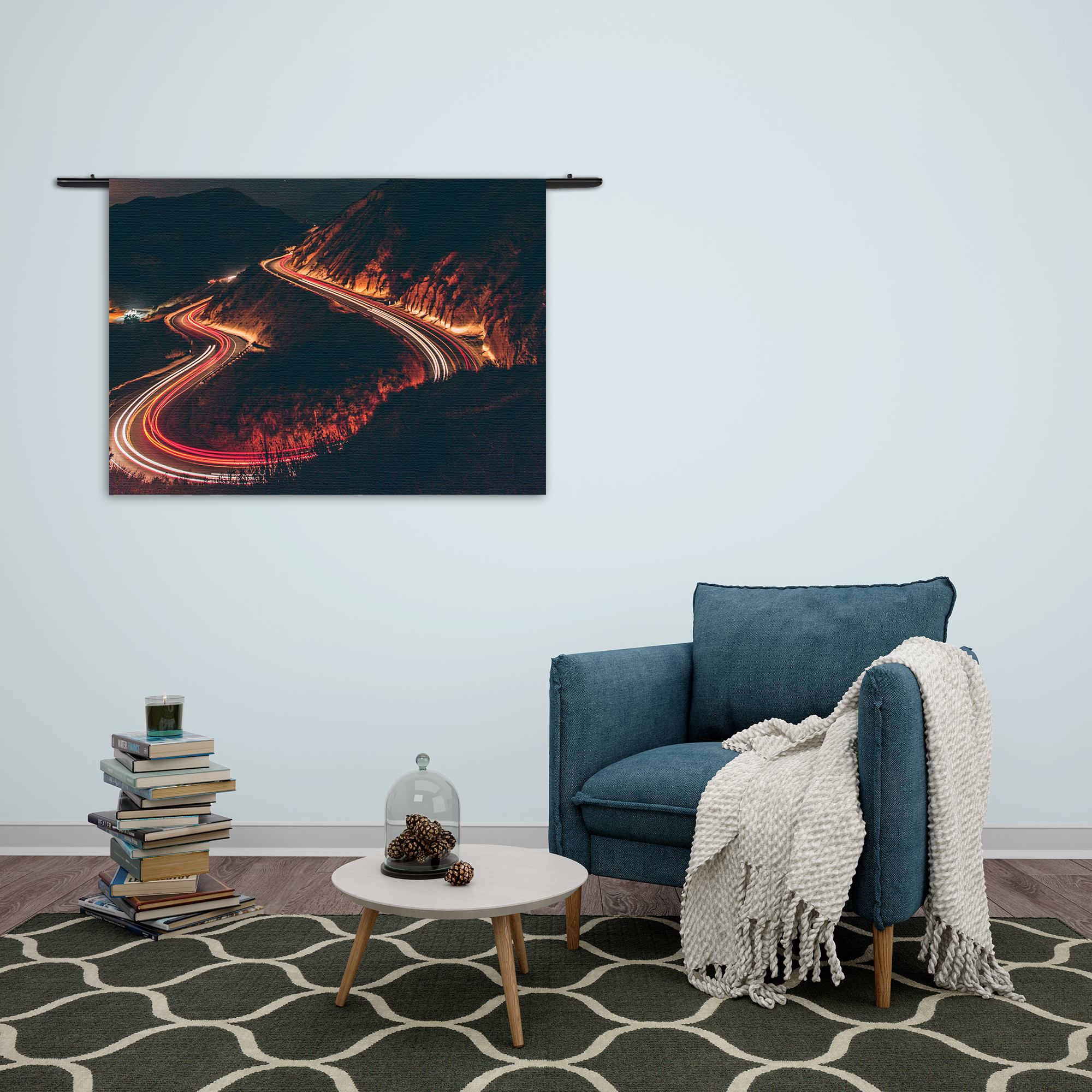 Wandkleed California Dreaming Rechthoek Horizontaal Template 50 70 Horizontaal Natuur 10 2 1