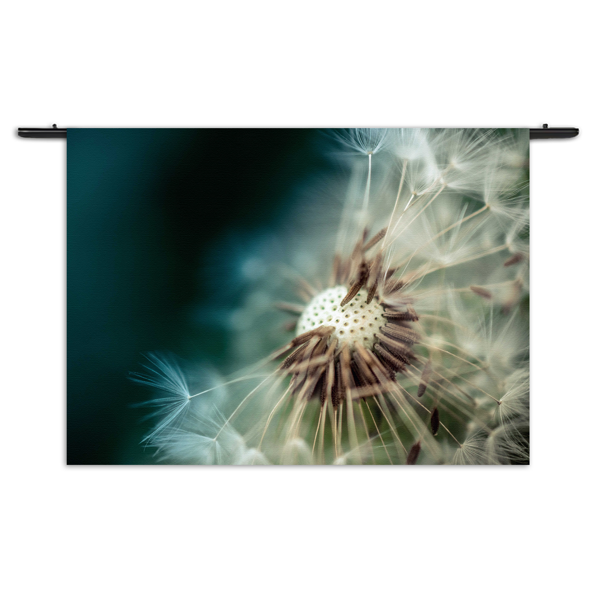 Wandkleed Paardenbloem pluis 2 Rechthoek Horizontaal Template 50 70 Horizontaal Natuur 26 1 1