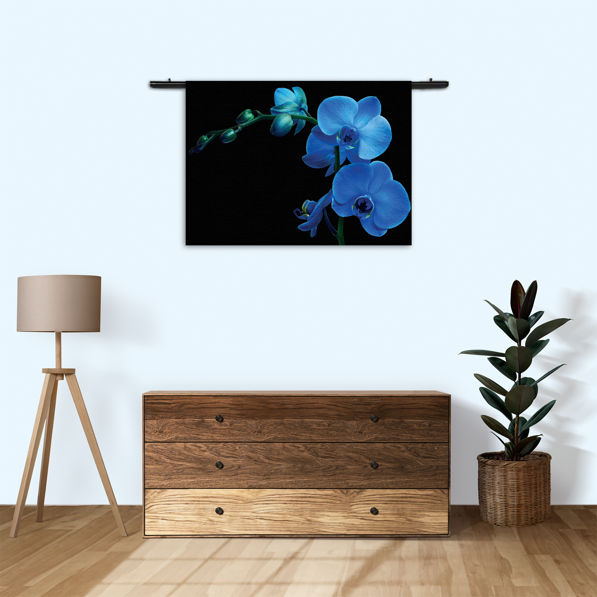 Wandkleed Orchidee Rechthoek Horizontaal Template 50 70 Horizontaal Natuur 39 3 1